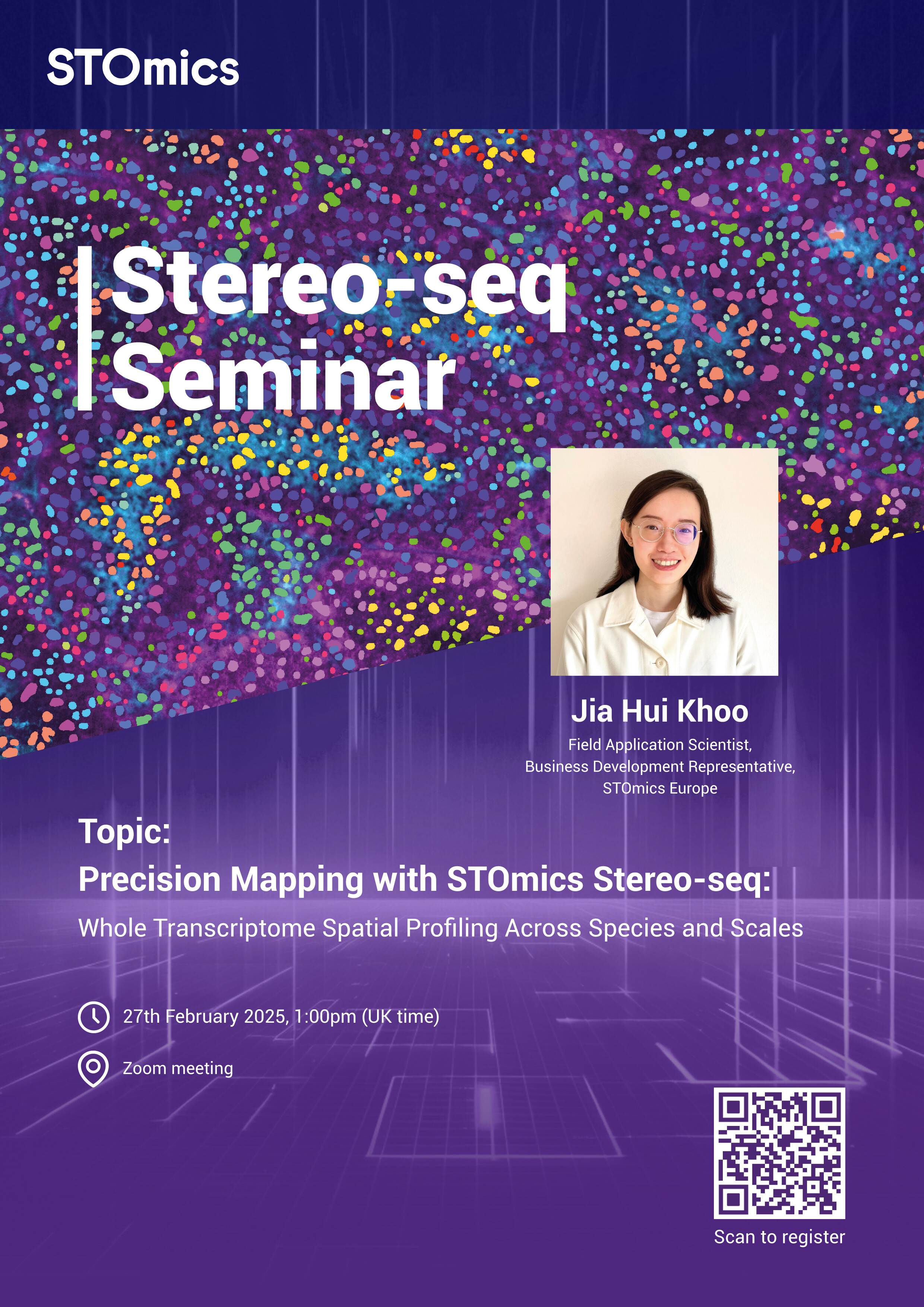 Stereo-seq Webinar | Precision Mapping with STOmics Stereo-seq: Whole ...